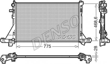 Радиатор Master / Movano / NV400 "10>> ="" DENSO ="DRM23112" (фото 1)