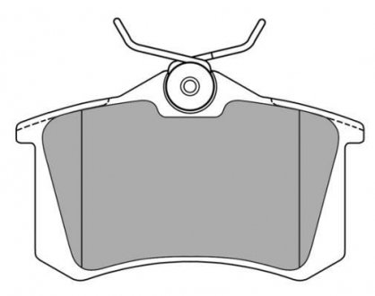 Колодки тормозные задні FBP-0615 FREMAX FBP0615 (фото 1)