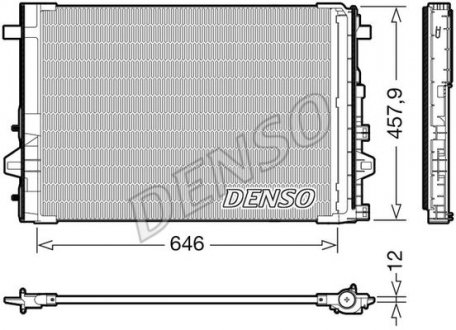 Радиатор кондиціонера DENSO DCN17059 (фото 1)