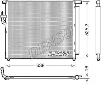 Радиатор кондиціонера DENSO DCN10049 (фото 1)