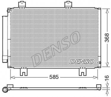 Радиатор кондиціонера DENSO DCN40020 (фото 1)