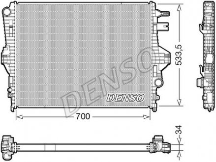 Радіатор основний DENSO DRM32050 (фото 1)