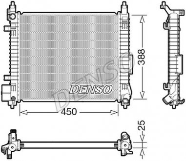 Радиатор основний DENSO DRM46061 (фото 1)