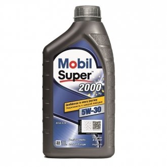 Масло моторн. SUPER 2000 X1 5W-30 (Канистра 1л) MOBIL 155184 (фото 1)