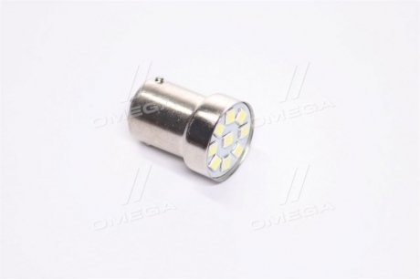 Лампа LED покажчиків поворотів і стоп-сигналів 24V R5W BA15S 9SMD WHITE <> TEMPEST Tmp-L0819-24 (фото 1)