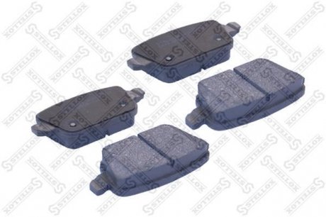 Тормозные колодки дисковые задние (с пластинами) Land Rover Freelander 2 3.2/2.2TD 06> STELLOX 000091B-SX (фото 1)