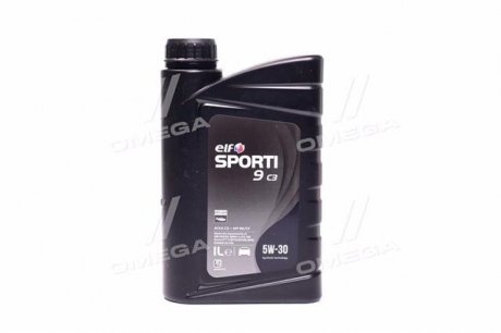 Масло моторное Sporti 9 C3 / 5W30 / 1л. / (ACEA C3, API SN/CF, MB-229.52, GM Dexos 2) ELF 208443 (фото 1)
