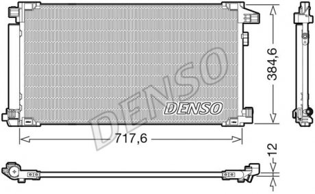Радиатор кондиціонера DENSO DCN50061 (фото 1)