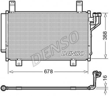 Радиатор кондиціонера DENSO DCN44009 (фото 1)