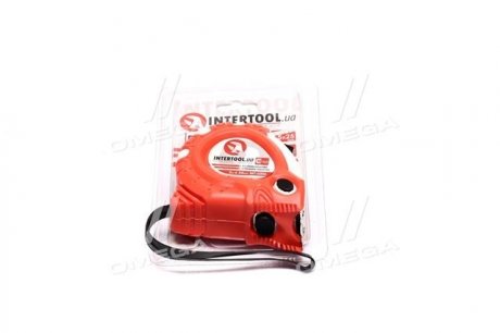 Рулетка с металлическим полотном 5 м x 25 мм "Супер Магнит" blister Intertool MT-0306 (фото 1)