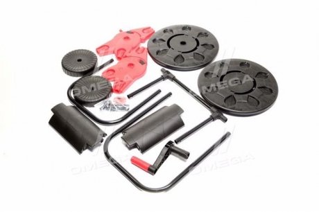 Катушка на колесах для шланга 1/2" 60 м, PP, steel, ABS Intertool GE-3001 (фото 1)