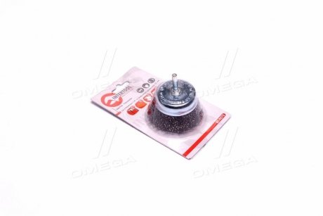 Щітка чашкова 75 мм для дриля, 1/4" (кручений дріт) Intertool BT-9075 (фото 1)
