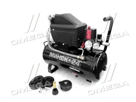 Компрессор Минск-24, 1.5 кВт, 220 В, 8 атм, 205 л/мин Intertool PT-0020 (фото 1)