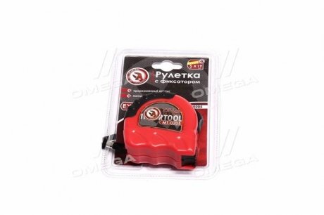 Рулетка с металлическим полотном 5 м x 19 мм "EXTRA" Intertool MT-0205 (фото 1)