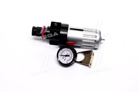 Фильтр очистки воздуха + редуктор в металле 1/2" Intertool PT-1410 (фото 1)