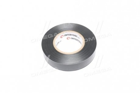 Лента изоляционная 0,15 мм x 17 мм x 25 м черная Intertool IT-0026 (фото 1)