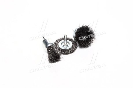 Набор щеток проволочных для дрели 3ед., 1/4" Intertool BT-0300 (фото 1)