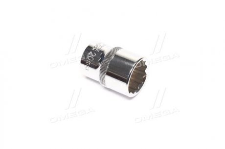 Головка двенадцатигранная, 1/2", 20 мм Intertool ET-0220 (фото 1)