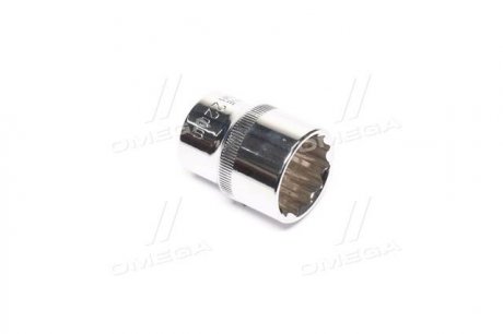 Головка двенадцатигранная, 1/2", 22 мм Intertool ET-0222 (фото 1)