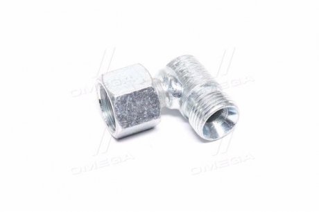 Штуцер угловой M18*1.5-M18*1,5 с гайкой S 22 (Украина) Агро-Импульс М18*1,5-Г22(М18*1,5) (фото 1)