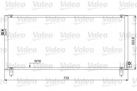 Радиатор кондиціонера Valeo 814052 (фото 1)