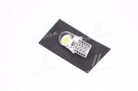 Лампа LED б/ц габарит,панель приладів, салон 12V T10 (W5W) w2.1x9.5d 2COB WHITE <> TEMPEST TMPL11196 (фото 1)