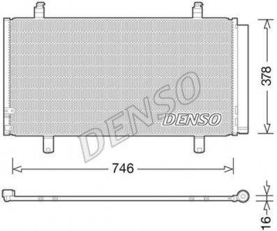 Радиатор кондиціонера DENSO DCN50048 (фото 1)