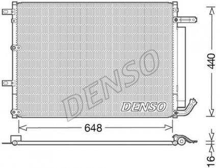 Радиатор кондиціонера DENSO DCN06018 (фото 1)