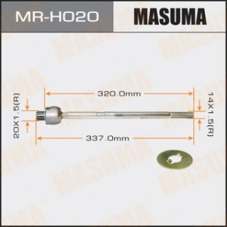 ТЯГИ РУЛЕВЫЕ Рулевая тяга CR-V RE3 06- Masuma MR-H020 (фото 1)