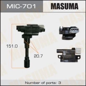 КАТУШКИ Зажигания G13B, M13A, M16A, J20A, M18A, F9QB Masuma MIC-701 (фото 1)