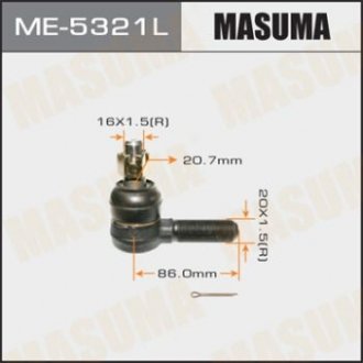 Наконечник рулевой тяги (внешний) (левый) Masuma ME5321L (фото 1)