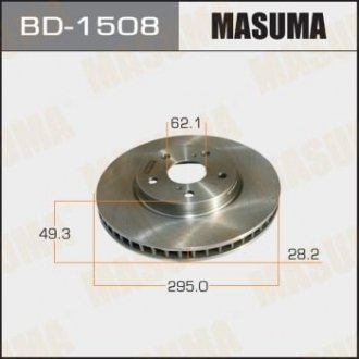 Гальмівний диск Masuma BD1508 (фото 1)