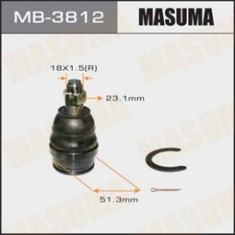 Шарова опора Masuma MB3812 (фото 1)