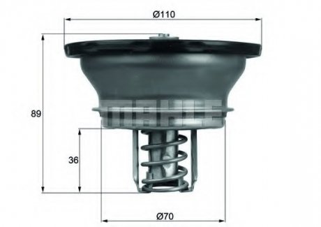 Термостат MAHLE THD 3 76 (фото 1)