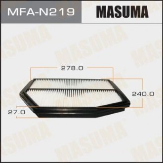 Фільтр повітряний Nissan Murano, Pathfinder/ Infinity QX60 (engine QR25DE) (14-) (MFA-N219) Masuma MFAN219 (фото 1)