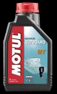 Олія для 2-х тактних двигунів мінеральна 851811/OUTBOARD 2T (1L)/102788 MOTUL 851811 / 102788 (фото 1)