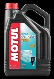 Масло для 2-х тактних двигунів Technosynthese д/лод. 851751/OUTBOARD TECH 2T (5L)/101728 MOTUL 851751 / 101728 (фото 1)