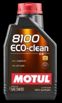 Моторна олива 841511/8100 ECO-CLEAN SAE 5W30 (1L)/101542 MOTUL 841511 / 101542 (фото 1)