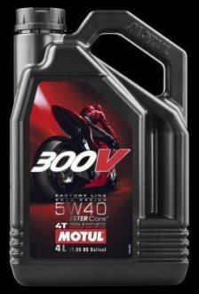 Масло для 4-х тактных двигателей 100% синтетическое эстеровое MOTUL 836041 / 104115 (фото 1)