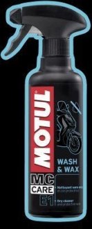 Засіб для миття та полірування мотоциклів (аерозоль) 818916/E1 WASH & WAX (400ML)/102996 MOTUL 818916 / 102996 (фото 1)