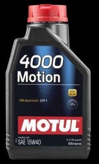 Масло моторное минеральное д/авто MOTUL 386401 / 102815 (фото 1)