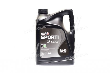 Моторна олива Sporti 9 C2/C3 / 5W30 / 5л. / (ACEA C2/C3, MB 229.52, GM Dexos 2) ELF 208441 (фото 1)