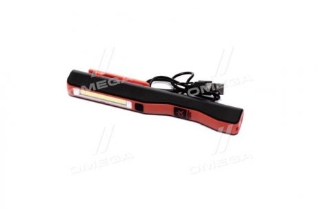 Ліхтар інспекційний 3W COB + 1 LED, АКБ Li-ion 800 мАч, mini USB, повор. затискач з магн. смугою Dk-Дорожная Карта DK-3000L (фото 1)