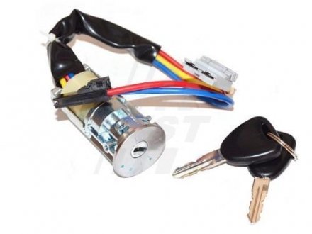 Замок Зажигания RENAULT Kangoo 98> 2-Pin + 2-Pin Obudowa Kluczyka Z Miejscem Na Imobilizer FAST FT82336 (фото 1)