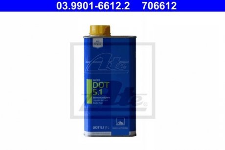 Гальмівна рідина Super DOT5.1 1L ATE 03990166122 (фото 1)