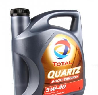 Масло двигателя Quartz Energy 9000 5W-40 5L TOTAL 213697 (фото 1)