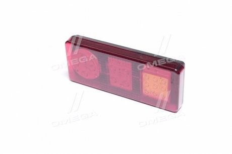 Ліхтар причепа,трактора,комбайна (довгий) білоруський Ф-401L (LED) червоний Dk-Дорожная Карта ФП-401 LED К (фото 1)