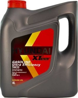 Масло моторное / XTeer Gasoline Ultra Efficiency 5W-20 (1 л) MOBIS 1011013 (фото 1)