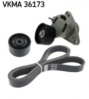 Комплект поліклиновий (ремінь+ролики) SKF VKMA 36173 (фото 1)