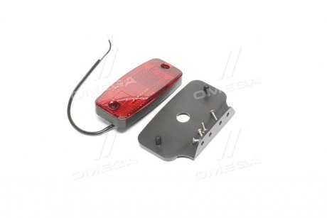 Фара LED боковая (отражатель) красный, 12/24V, 110*50*20mm JUBANA 453707012 (фото 1)